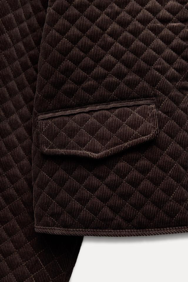 QUILTED CORDUROY JACKET Product Image