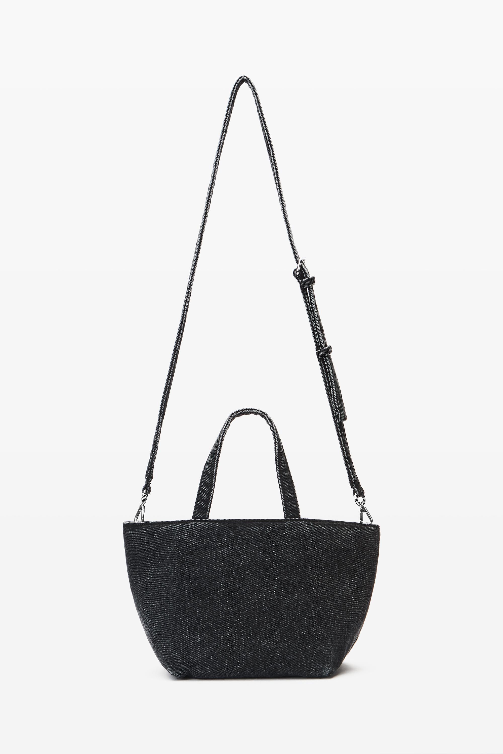 Small Punch Tote In Cotton Denim Product Image