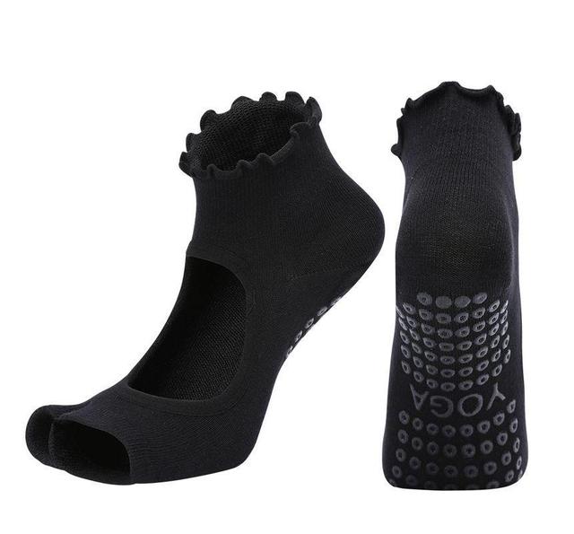 Plain Toeless Yoga Socks Product Image