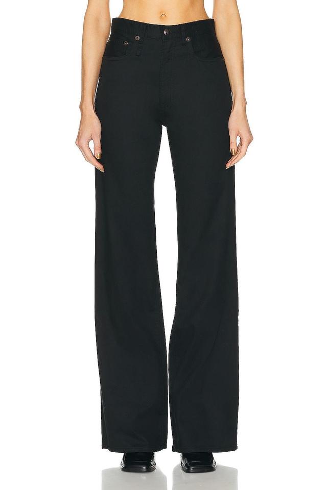 R13 Jane Bootcut in Black Product Image