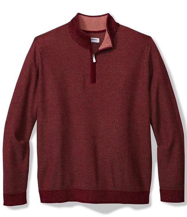 Tommy Bahama Big & Tall Coolside Legend Half-Zip Pullover Product Image