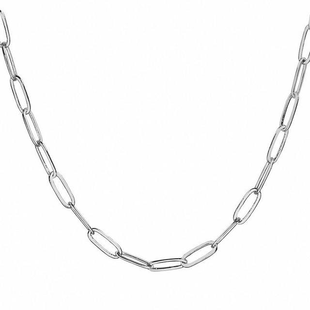 LC Lauren Conrad Silver Tone Long Links Chain Necklace, Womens Product Image