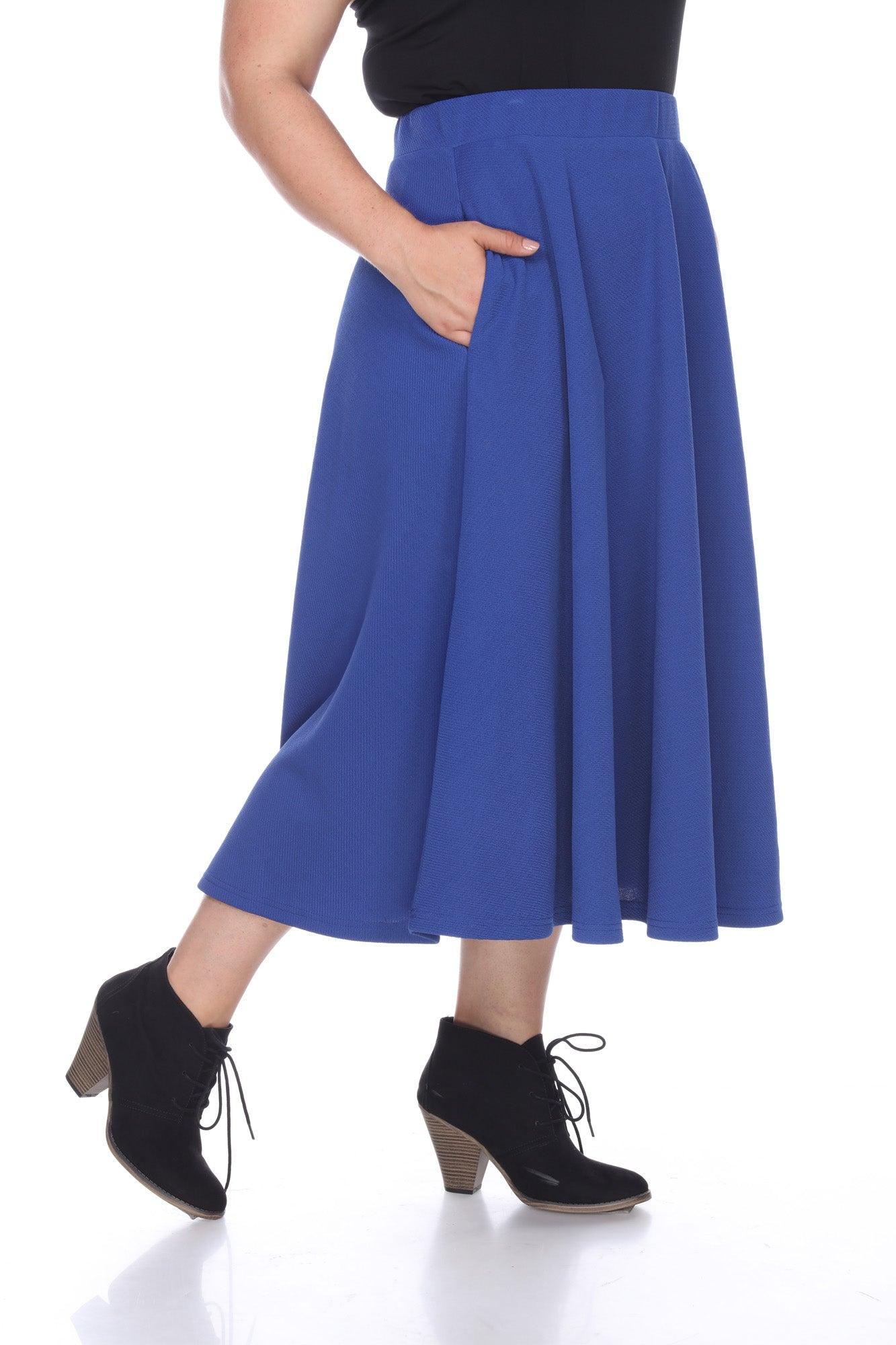 Tasmin Flare Midi Skirts - Plus Product Image