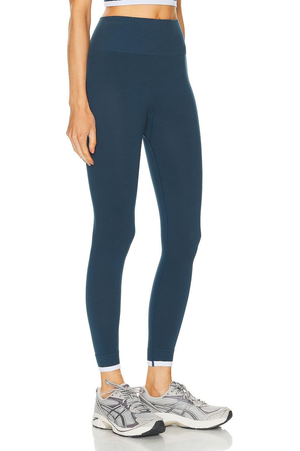 THE UPSIDE Form Seamless 25in Midi Pant Blue. (also in ). Product Image