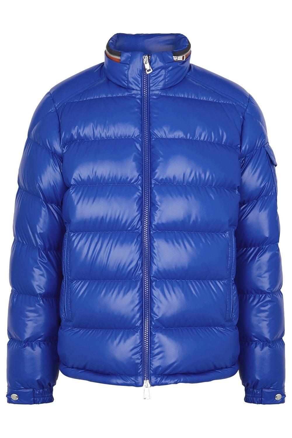 MONCLER Bourne Down Jacket In Blue Product Image