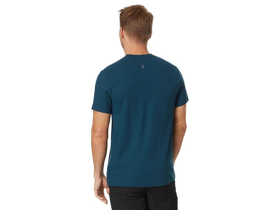 Smartwool Alpine Sky Graphic Short Sleeve Tee (Twilight Blue) Men's T Shirt Product Image