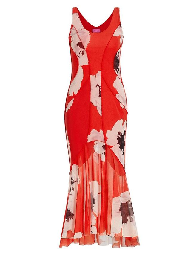 Womens Wndrlust Remi Floral Midi-Dress Product Image