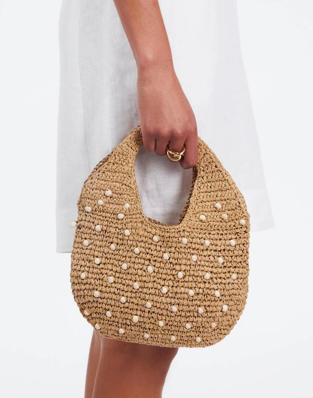 The Micro Bag in Embellished Straw Product Image