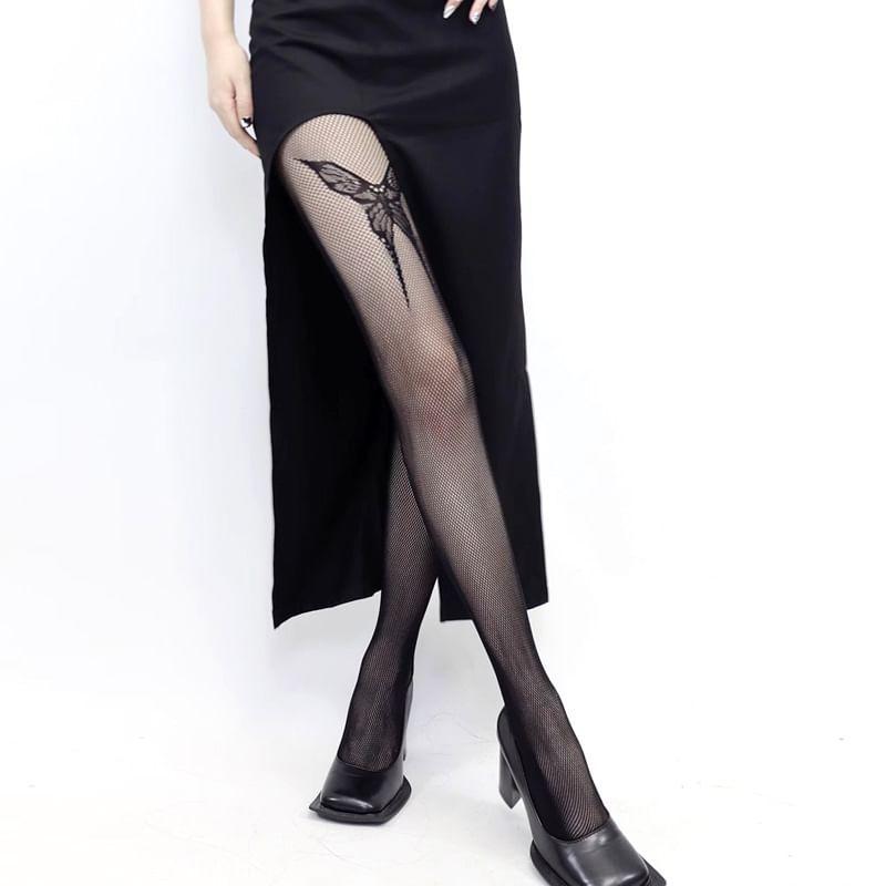 Butterfly Patterned Tights Product Image