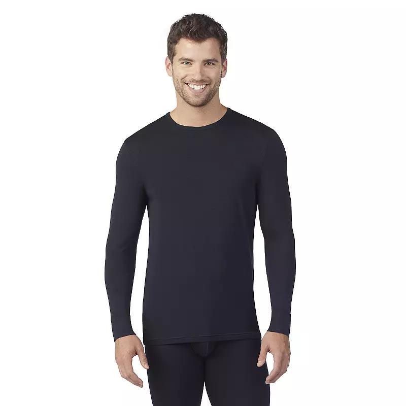 Mens Cuddl Duds Lightweight ModalCore Performance Base Layer Crew Top Grey Heather Product Image