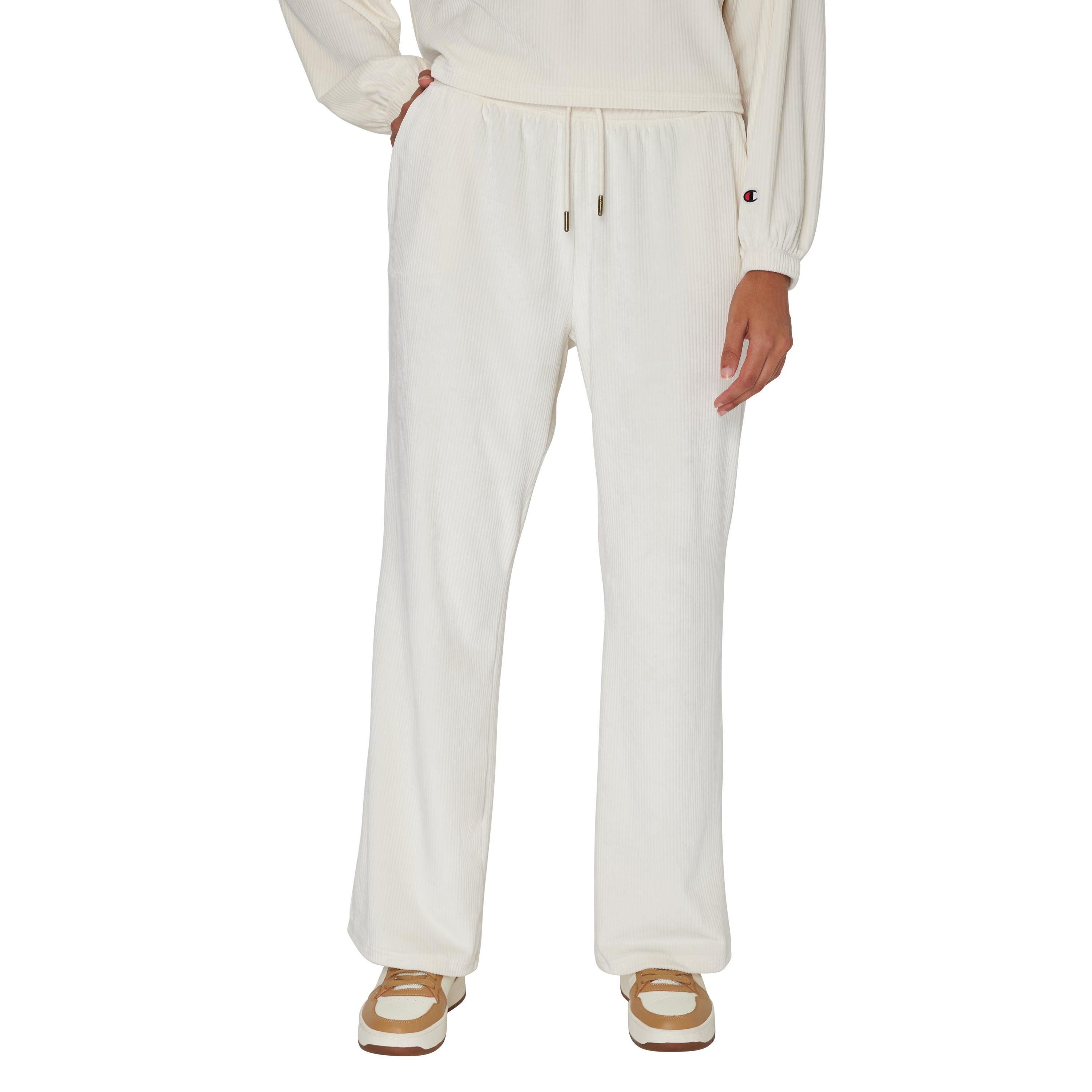 Womens Champion Soft Touch Sweatpants, Corduroy, 31 Natural 2XL Product Image