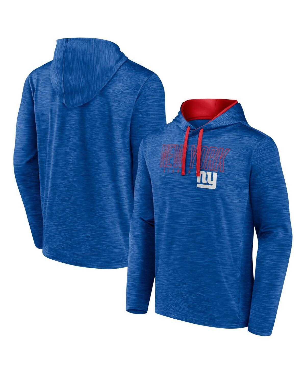 Mens Fanatics Heather Royal New York Giants Hook and Ladder Pullover Hoodie Product Image