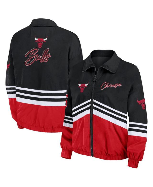 Womens WEAR by Erin Andrews Chicago Bulls Vintage Full-Zip Windbreaker Product Image