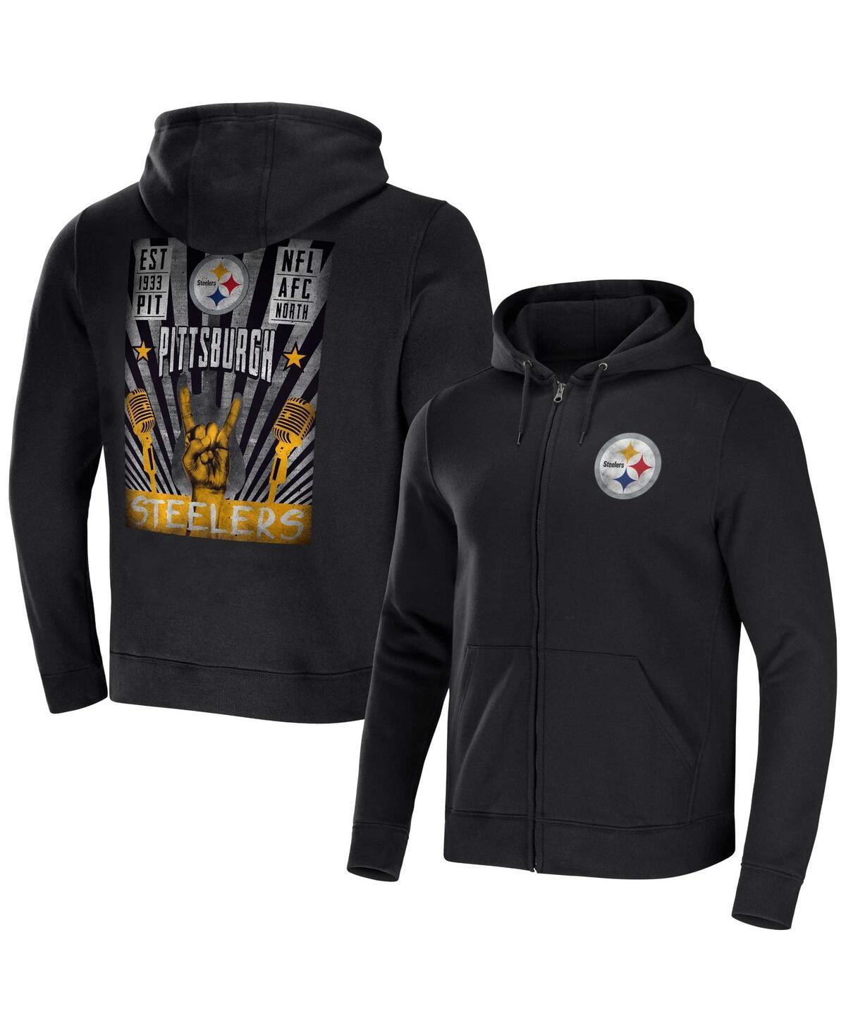 Mens NFL x Darius Rucker Collection by Fanatics Pittsburgh Steelers Rocker Full-Zip Hoodie Product Image