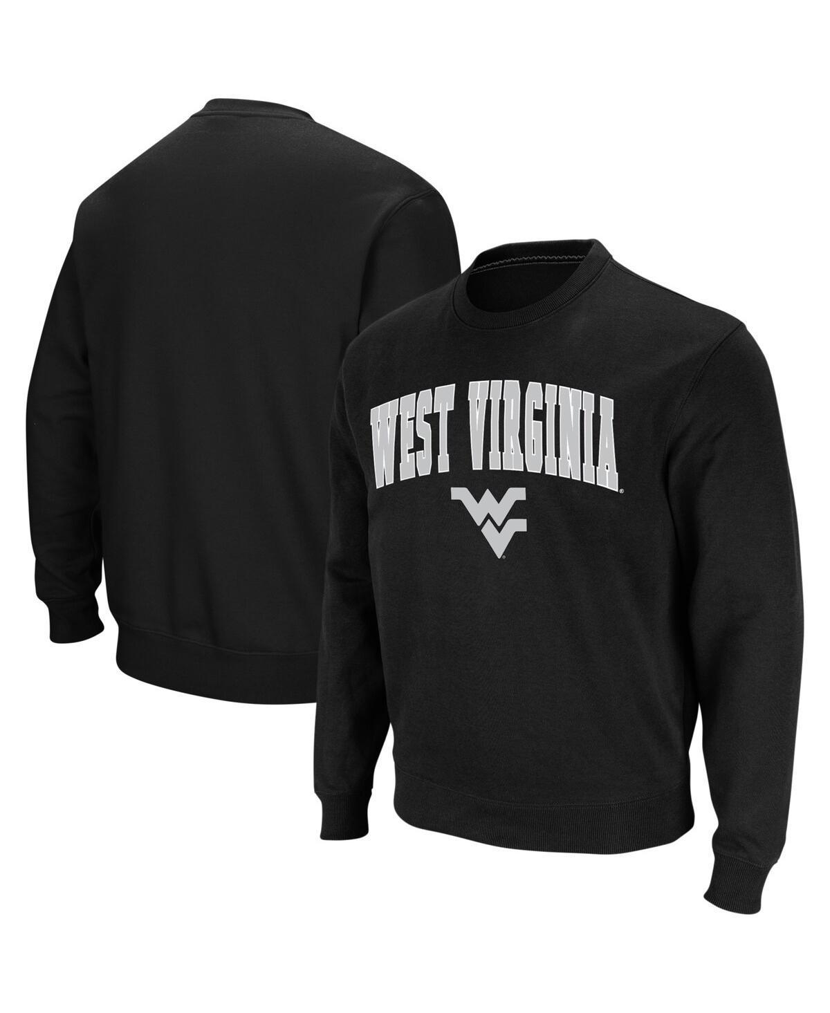 Colosseum Mens West Virginia Mountaineers Arch and Logo Crew Neck Sweatshirt Product Image