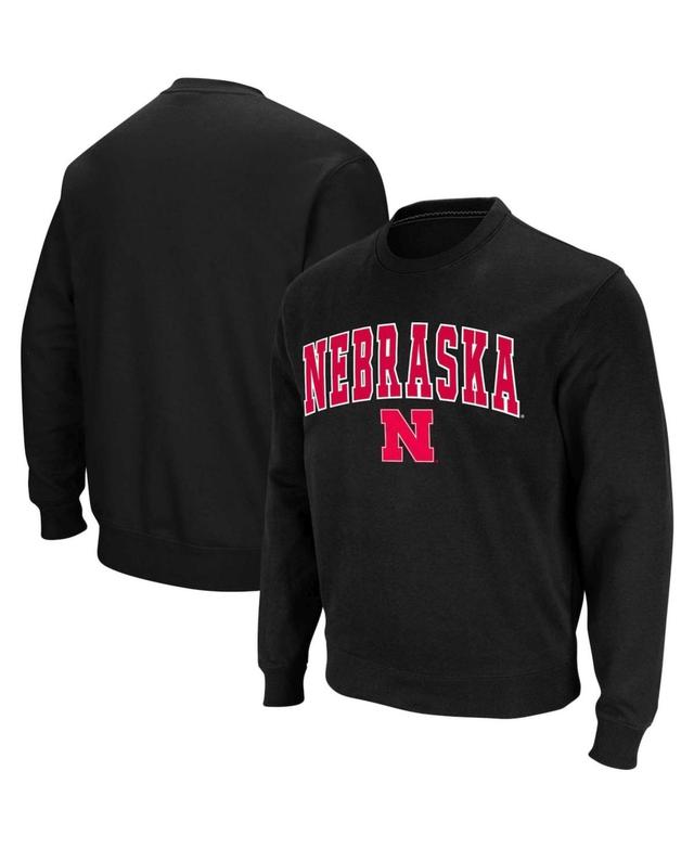 Colosseum Mens Nebraska Huskers Arch & Logo Pullover Sweatshirt Product Image