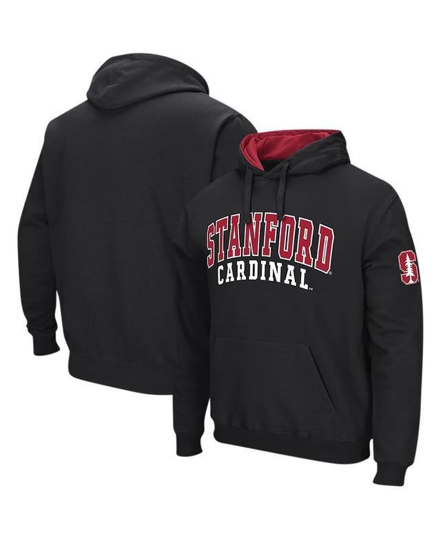 Mens Colosseum Stanford Cardinal Double Arch Pullover Hoodie Product Image