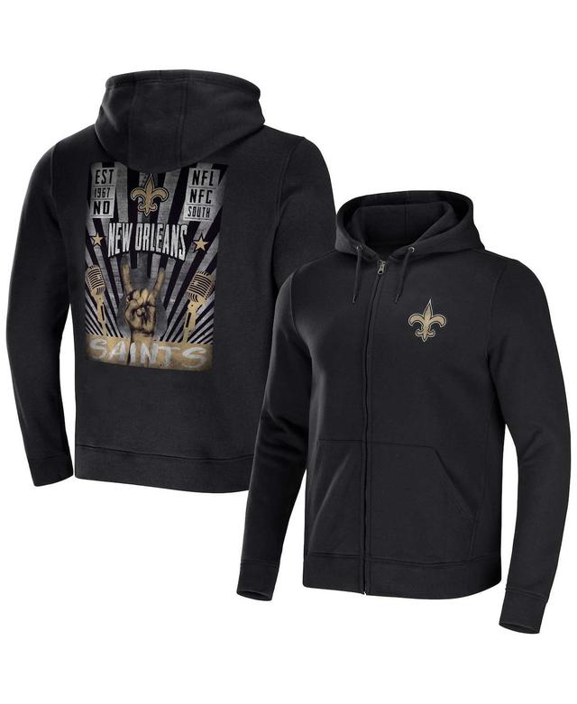 Mens NFL x Darius Rucker Collection by Fanatics New Orleans Saints Rocker Full-Zip Hoodie Product Image