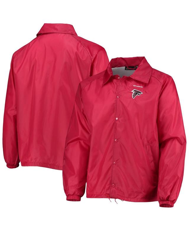 Mens Dunbrooke Atlanta Falcons Coaches Classic Raglan Full-Snap Windbreaker Jacket Product Image