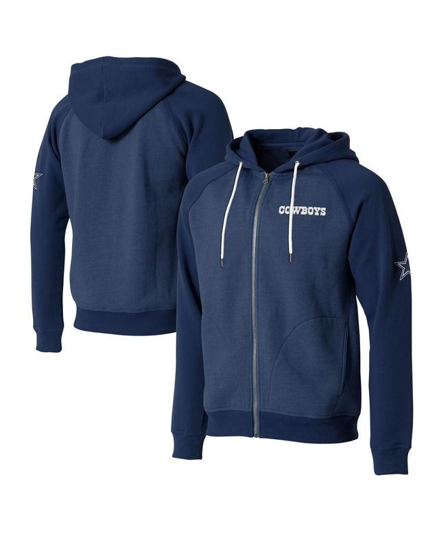 Mens Nfl x Darius Rucker Collection by Fanatics Navy Dallas Cowboys Raglan Full-Zip Hoodie Product Image