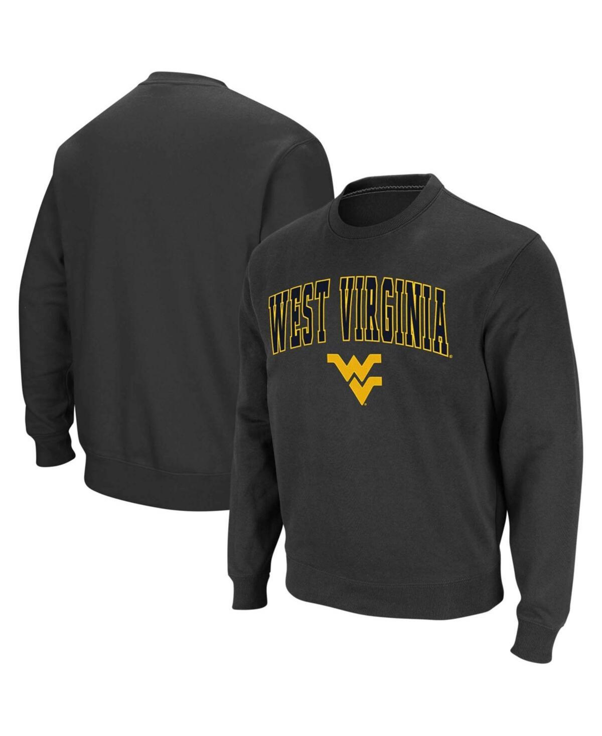 Colosseum Mens West Virginia Mountaineers Arch and Logo Crew Neck Sweatshirt Product Image