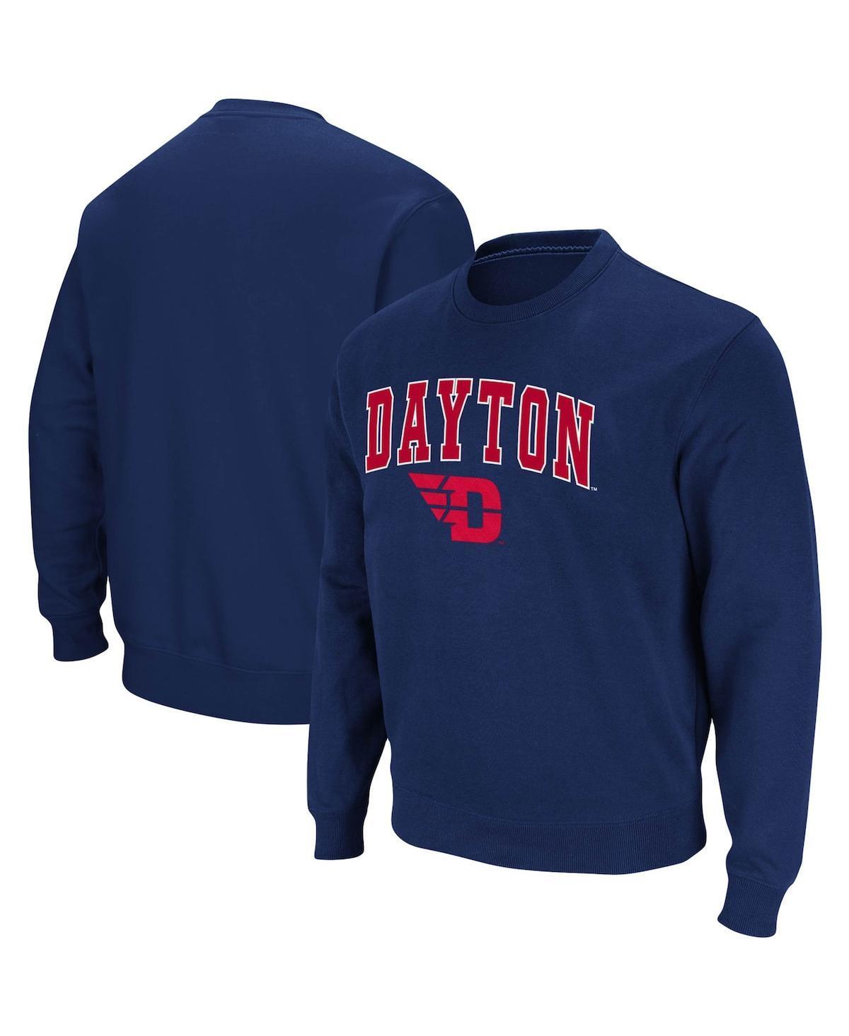 Mens Colosseum Red Gonzaga Bulldogs Arch & Logo Tackle Twill Pullover Sweatshirt Product Image