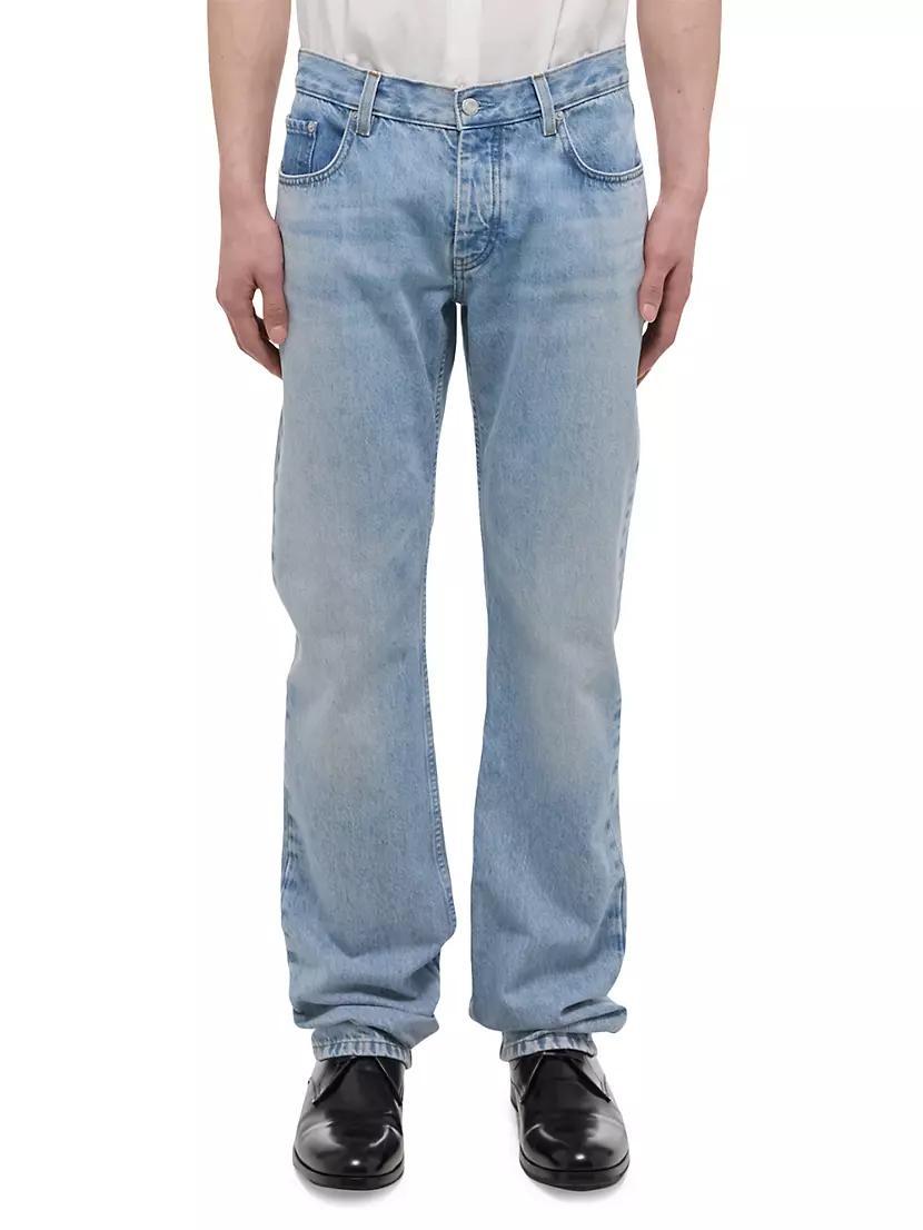 Low-Rise Straight-Leg Jeans Product Image