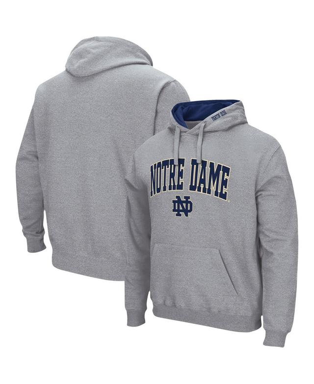 Mens Colosseum Notre Dame Fighting Irish Arch and Logo 3.0 Pullover Hoodie Product Image