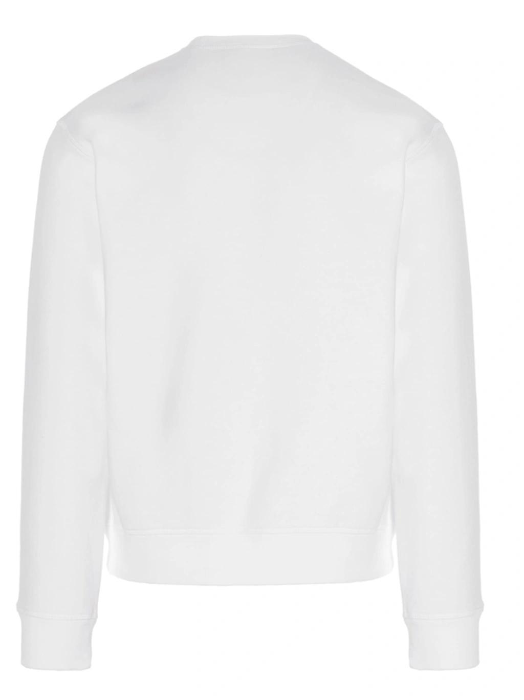 DSQUARED2 Logo Spray Cool Sweatshirt In White Product Image