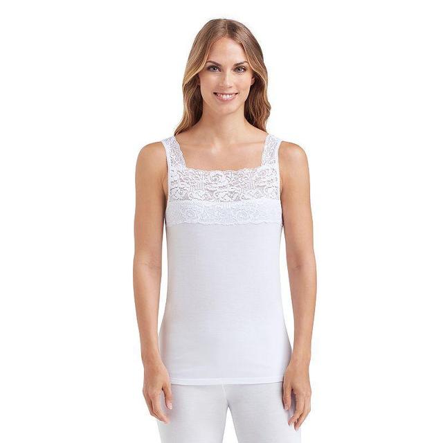 Cuddl Duds SofTech Lace-Trim Tank Top - Womens Product Image