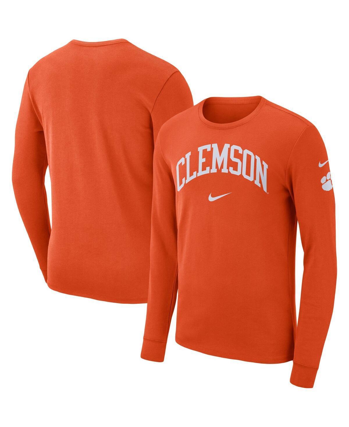 Mens Nike Orange Clemson Tigers Arch 2-Hit Long Sleeve T-Shirt Product Image