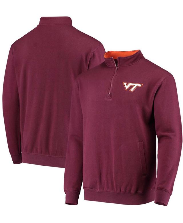 Mens Maroon Virginia Tech Hokies Tortugas Logo Quarter-Zip Jacket Product Image