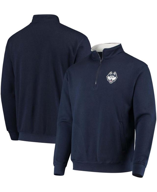 Mens Navy Uconn Huskies Tortugas Logo Quarter-Zip Jacket Product Image