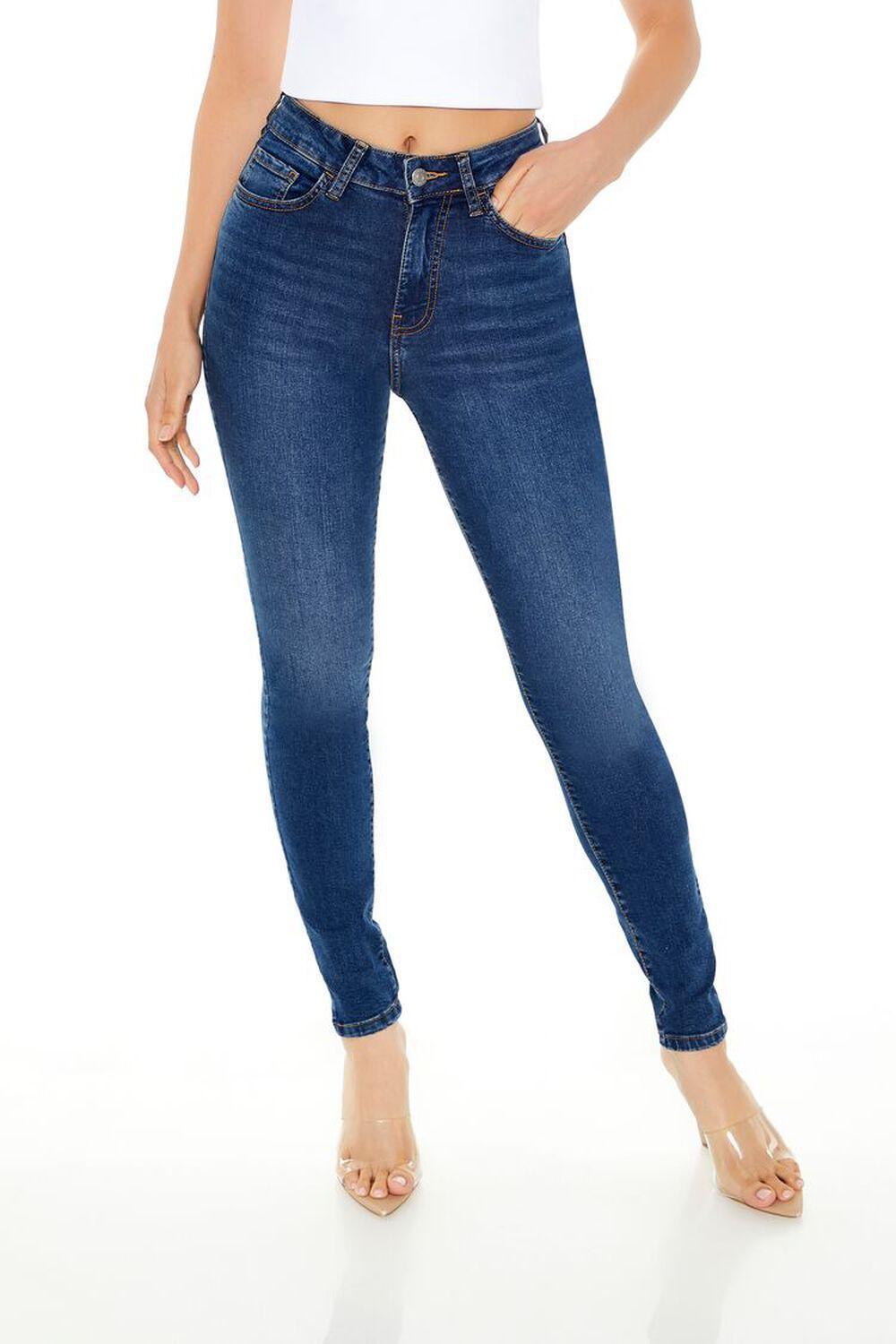 Stretch-Denim Skinny Jeans | Forever 21 Product Image