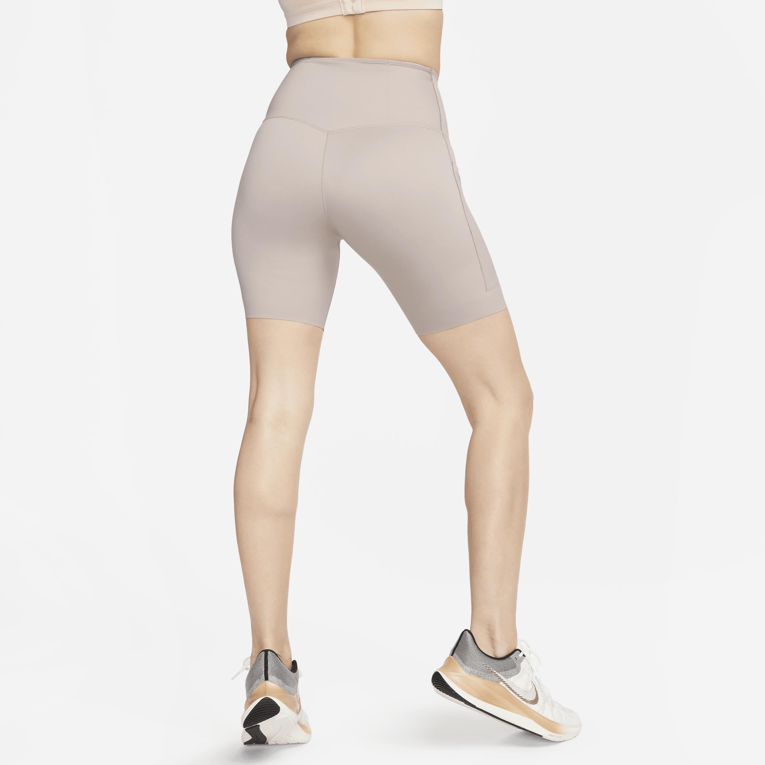 Nike Womens Go Firm-Support High-Waisted 8 Biker Shorts with Pockets Product Image