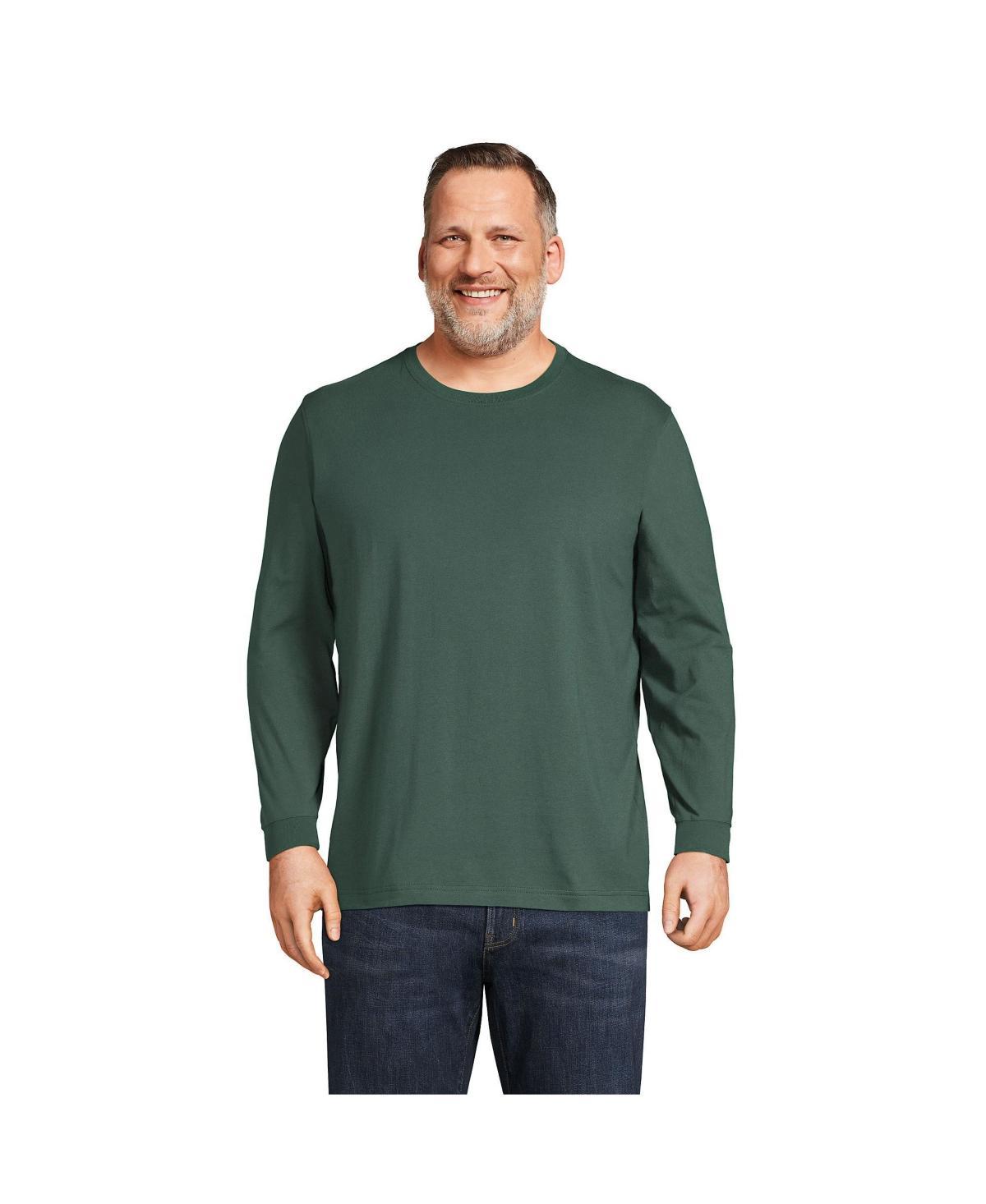 Mens Lands End Super-T Long Sleeve T-Shirt Product Image