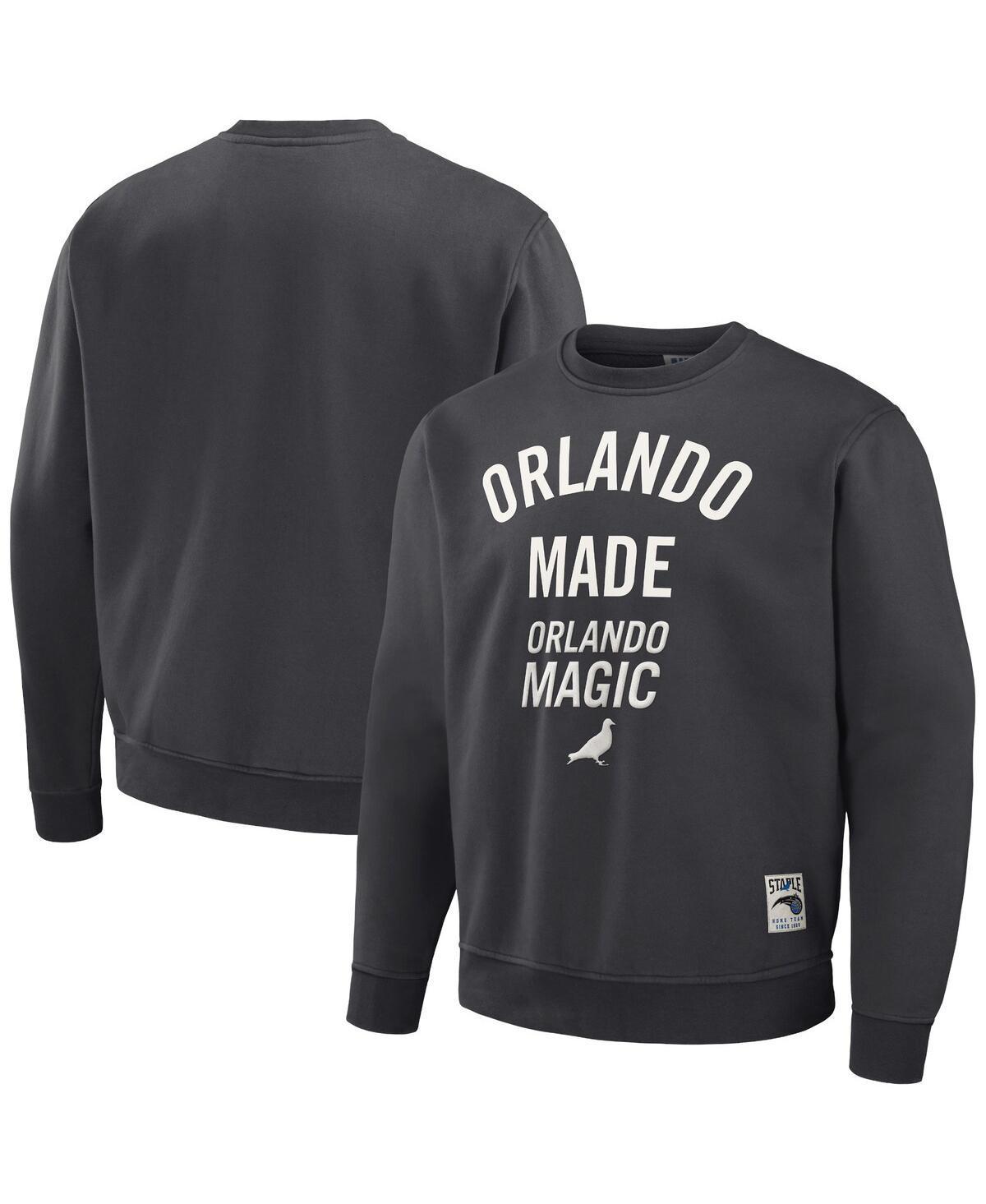 Mens Nba x Staple Anthracite Orlando Magic Plush Pullover Sweatshirt Product Image