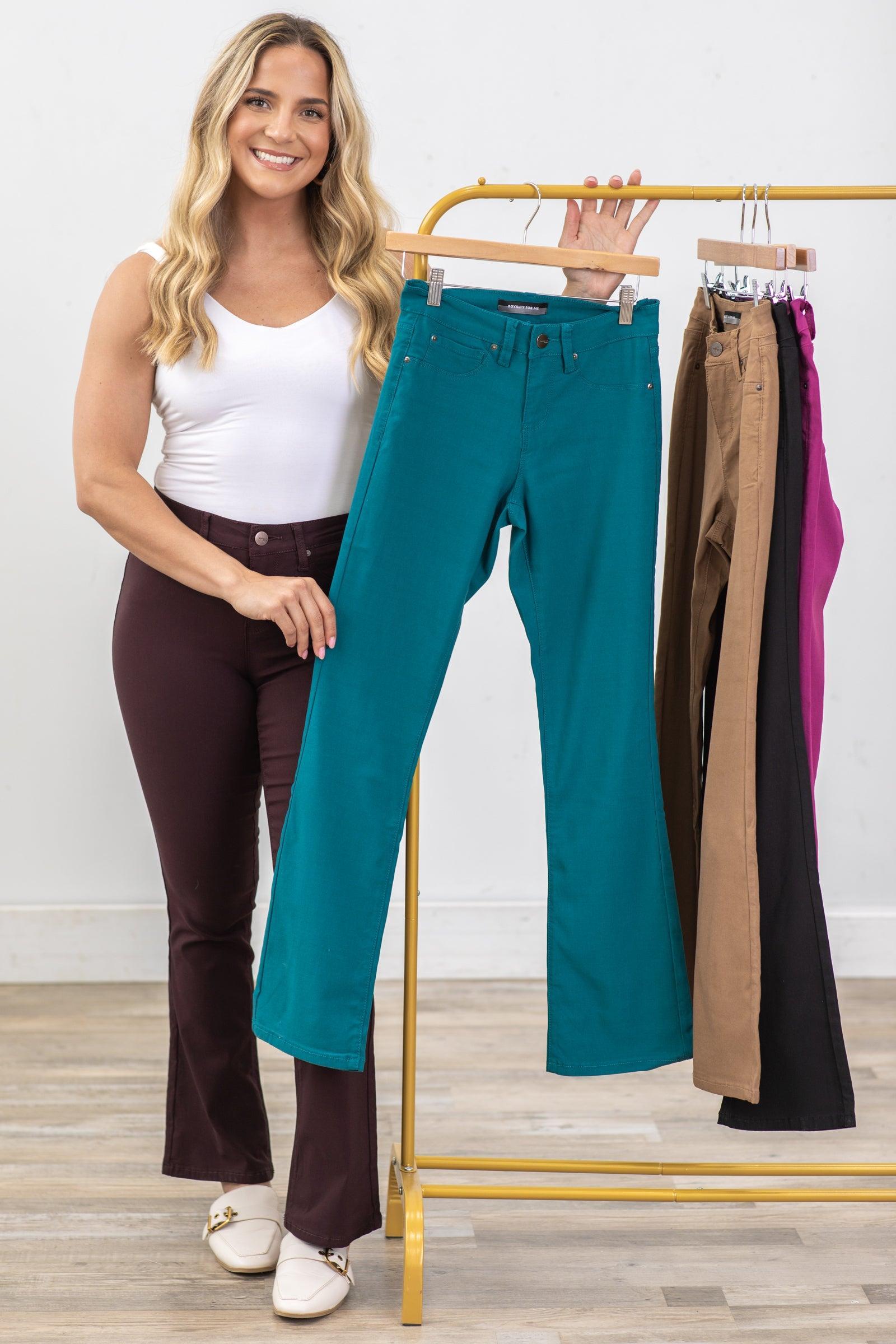 YMI Hyperstretch Mid Rise Bootcut Pants Product Image