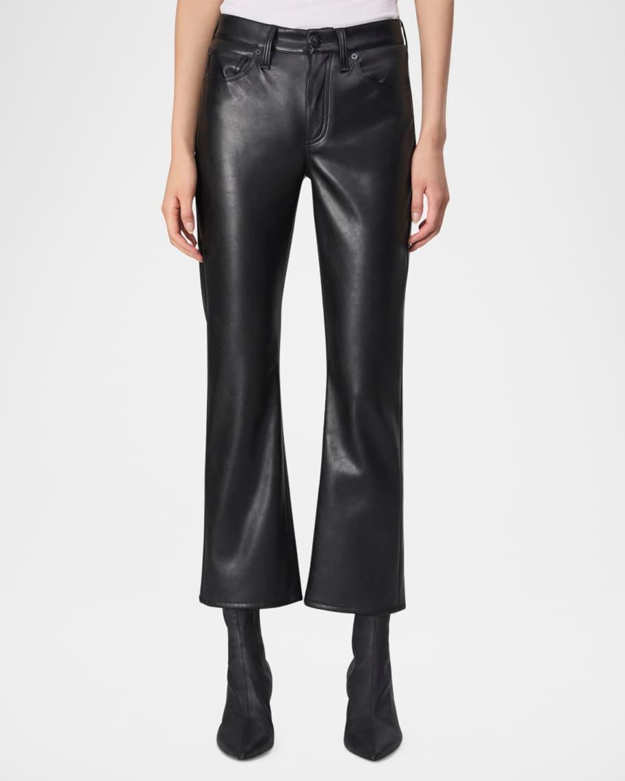 Peyton Faux Leather Ankle Flare Pants Product Image