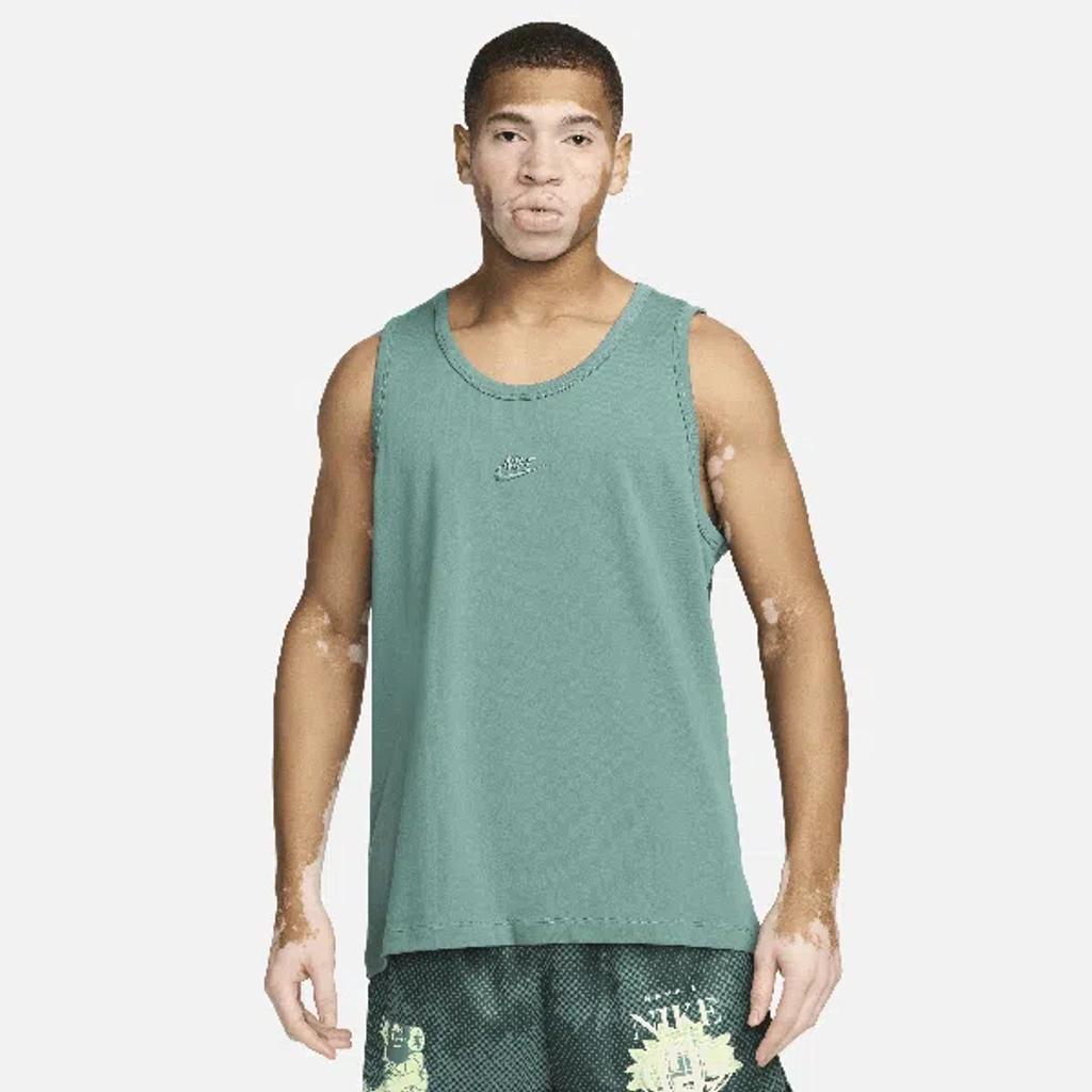 Men's  Sportswear Premium Essentials Tank Top In Green Product Image