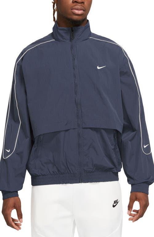 Men's Nike Sportswear Solo Swoosh Woven Track Jacket Product Image