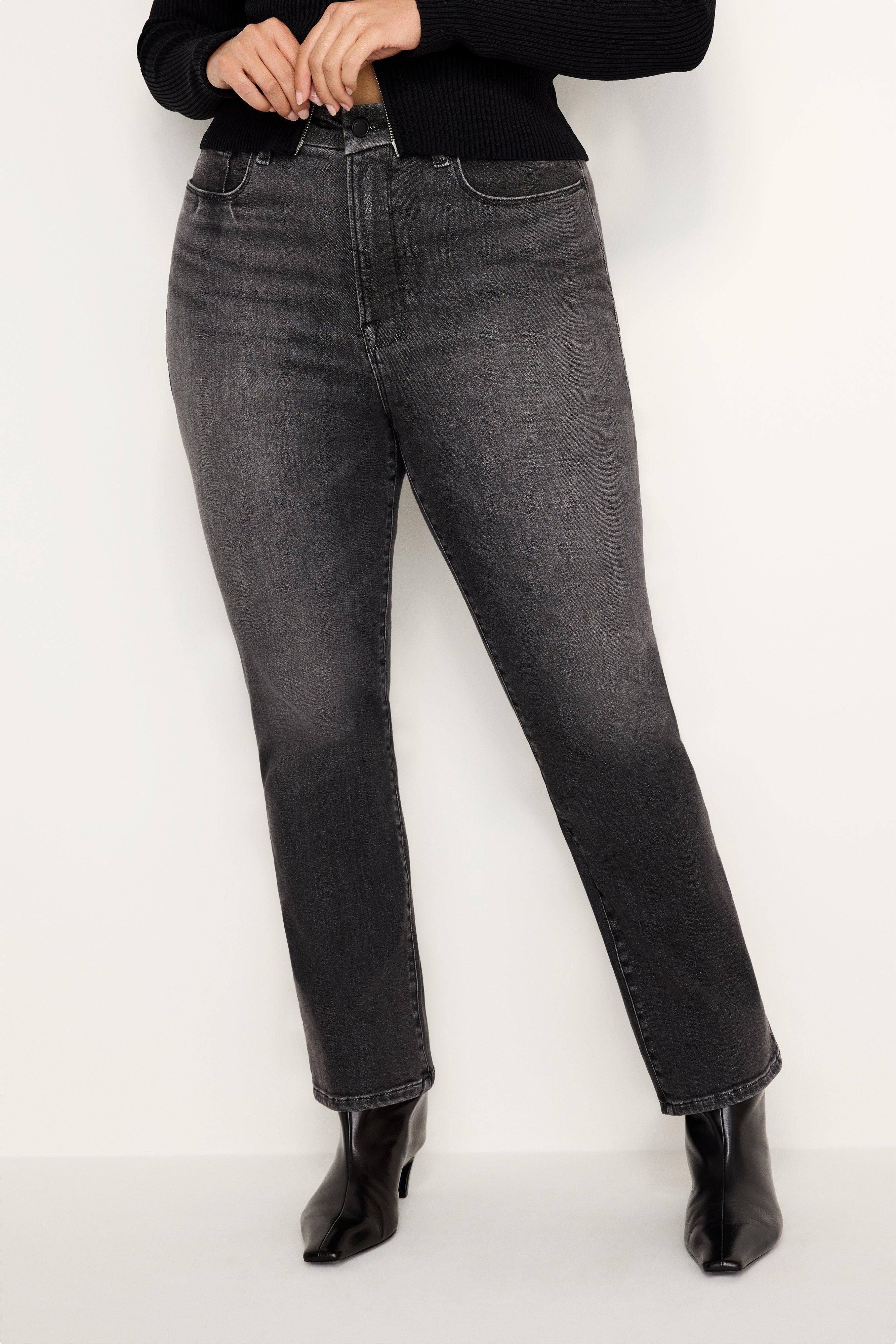 GOOD LEGS STRAIGHT LIGHT COMPRESSION JEANS | BLACK266 Product Image