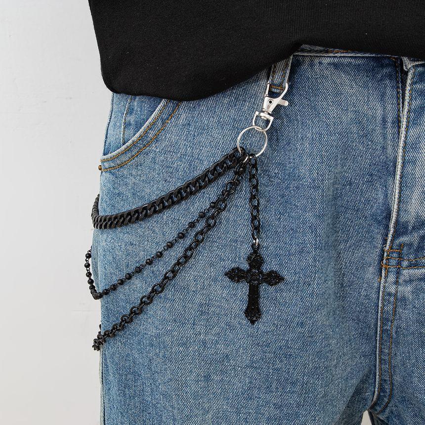 Cross Pendant Layered Waist Chain Product Image