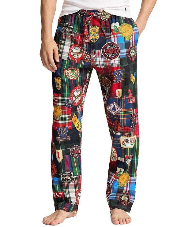 Polo Ralph Lauren Flannel Wilderness-Themed Printed Pajama Pants Product Image