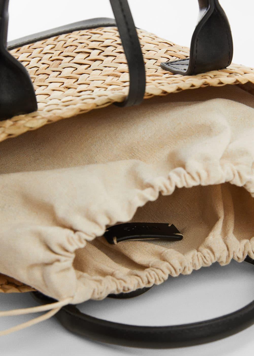 MANGO - Natural fibre carrycot bag - One size - Women Product Image