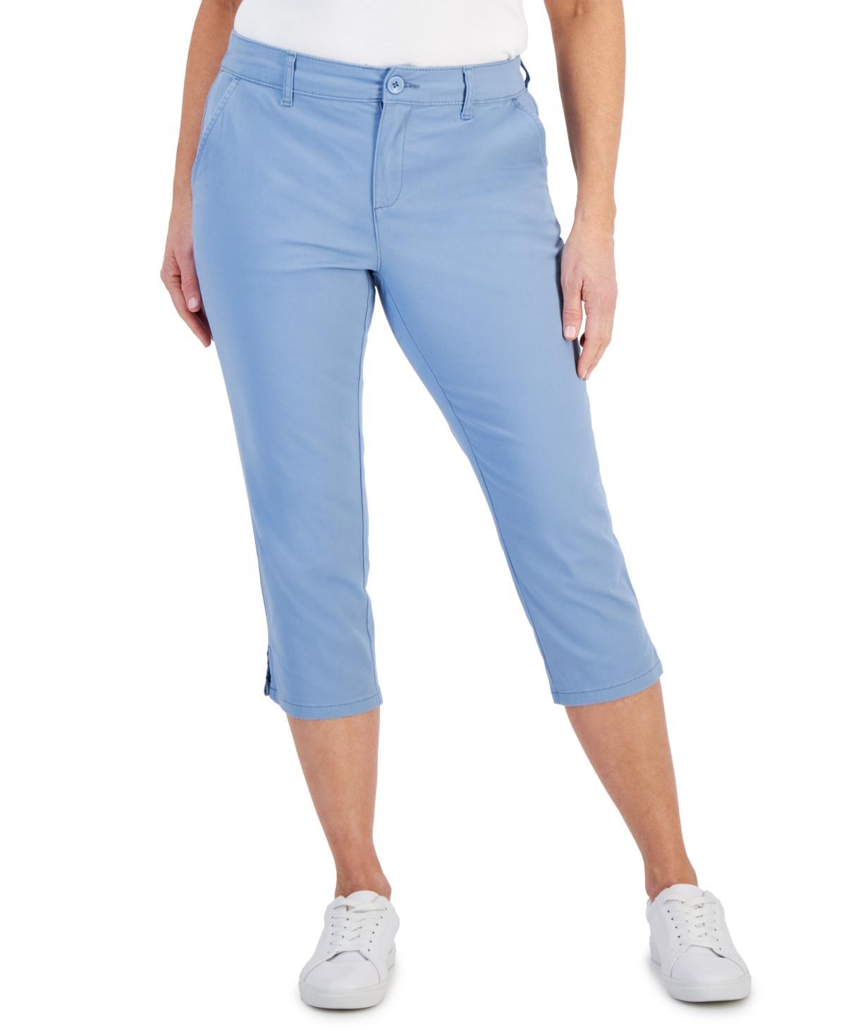 Style & Co Womens Mid-Rise Comfort Waist Capri Pants, 2-24W, Created for Macys Product Image