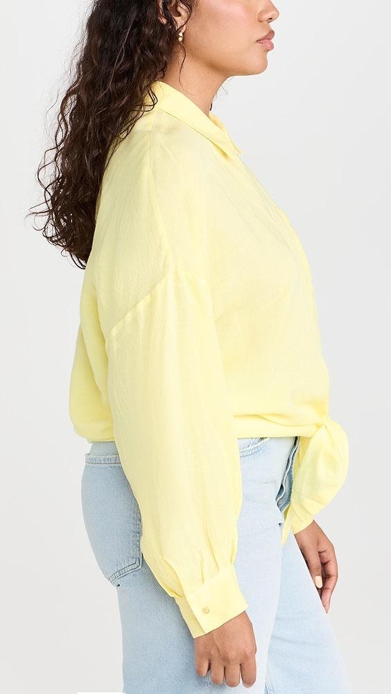 L'AGENCE Talitha Tie Blouse | Shopbop Product Image