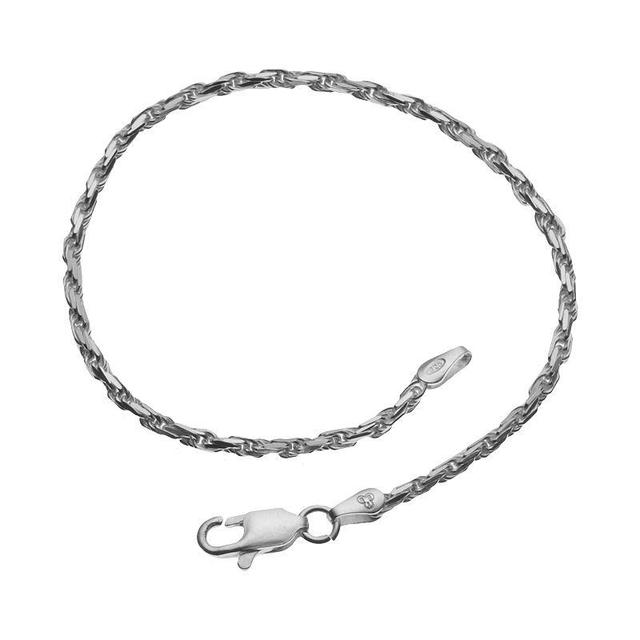 PRIMROSE Sterling Silver Diamond-Cut Rope Bracelet, Womens Multi Product Image