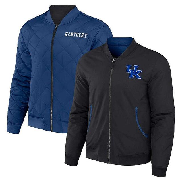 Mens Darius Rucker Collection by Fanatics /Royal Kentucky Wildcats Reversible Full-Zip Bomber Jacket Product Image