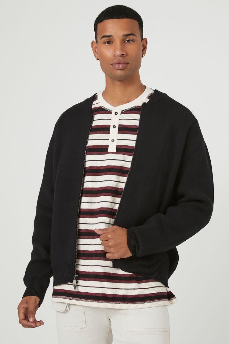 Zip-Up Bomber Jacket | Forever 21 Product Image